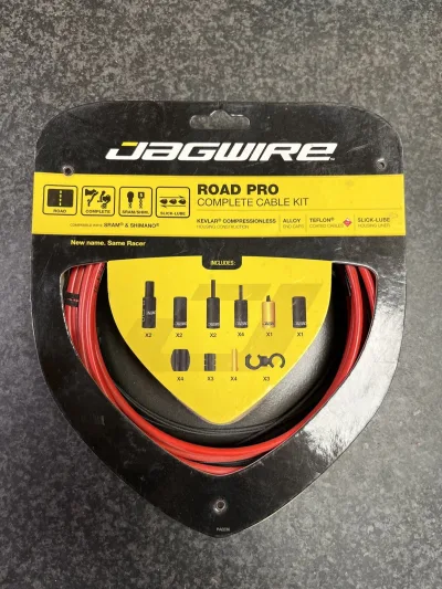 Kit câblerie Jagwire Road Pro - Rouge