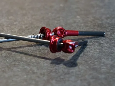 Serrages Rapides Axe Titane Rouge, photo 3