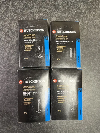 x4 Chambres à air Hutchinson 650x20/25